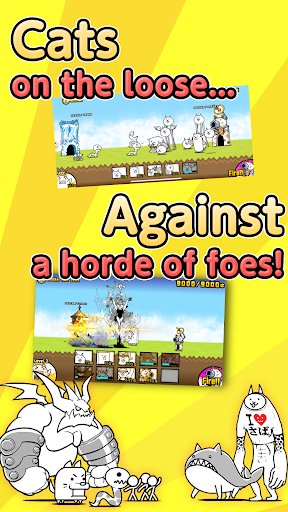 Tangkapan layar The Battle Cats 2
