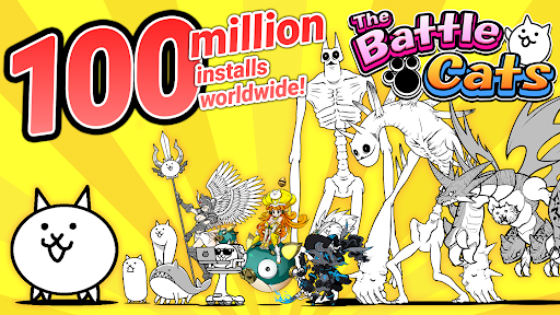 Tangkapan layar The Battle Cats 1