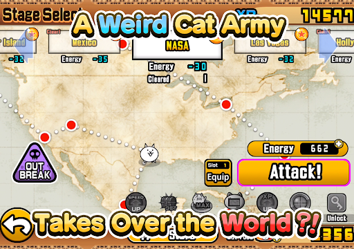 Tangkapan layar The Battle Cats 3