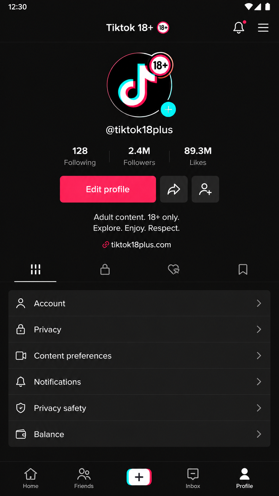 Tiktok 18+ screenshot 3