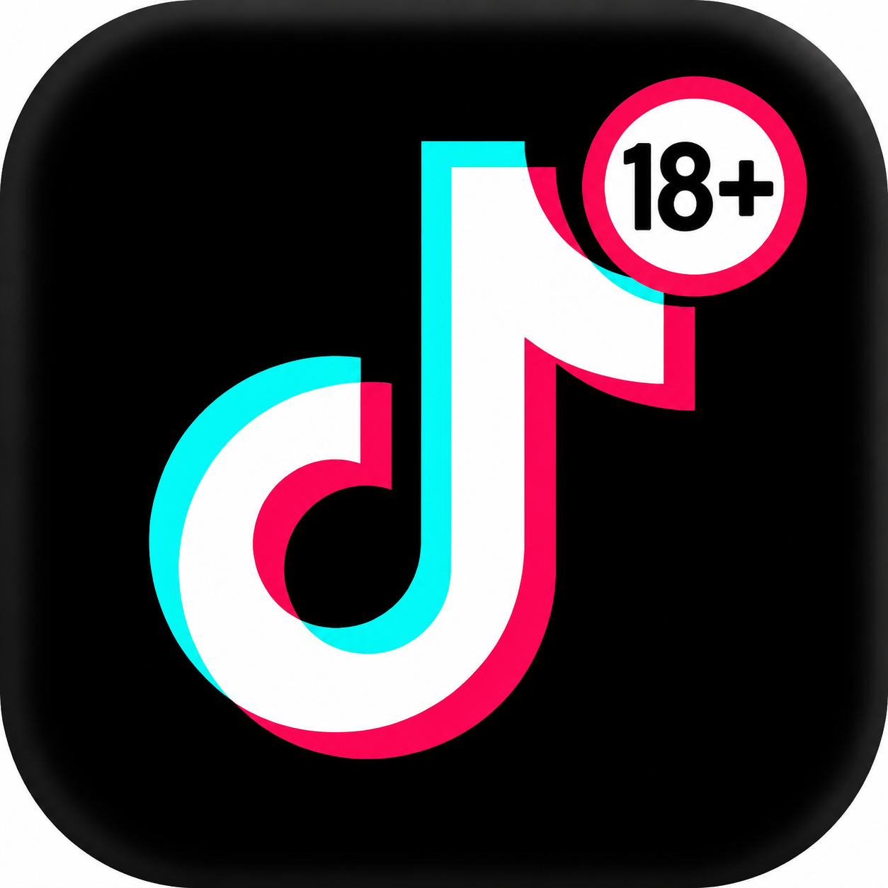 Tiktok 18+ icon