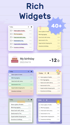 Tangkapan layar Todoery: To Do List & Planner 3