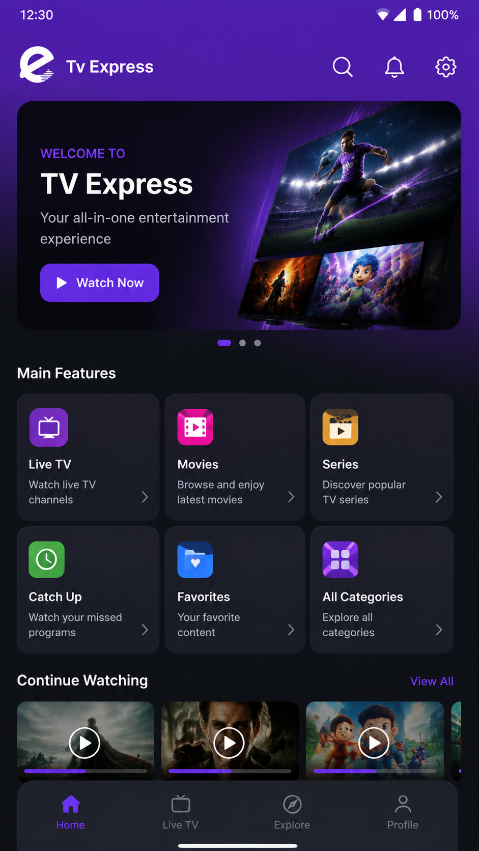 Tv Express screenshot 2
