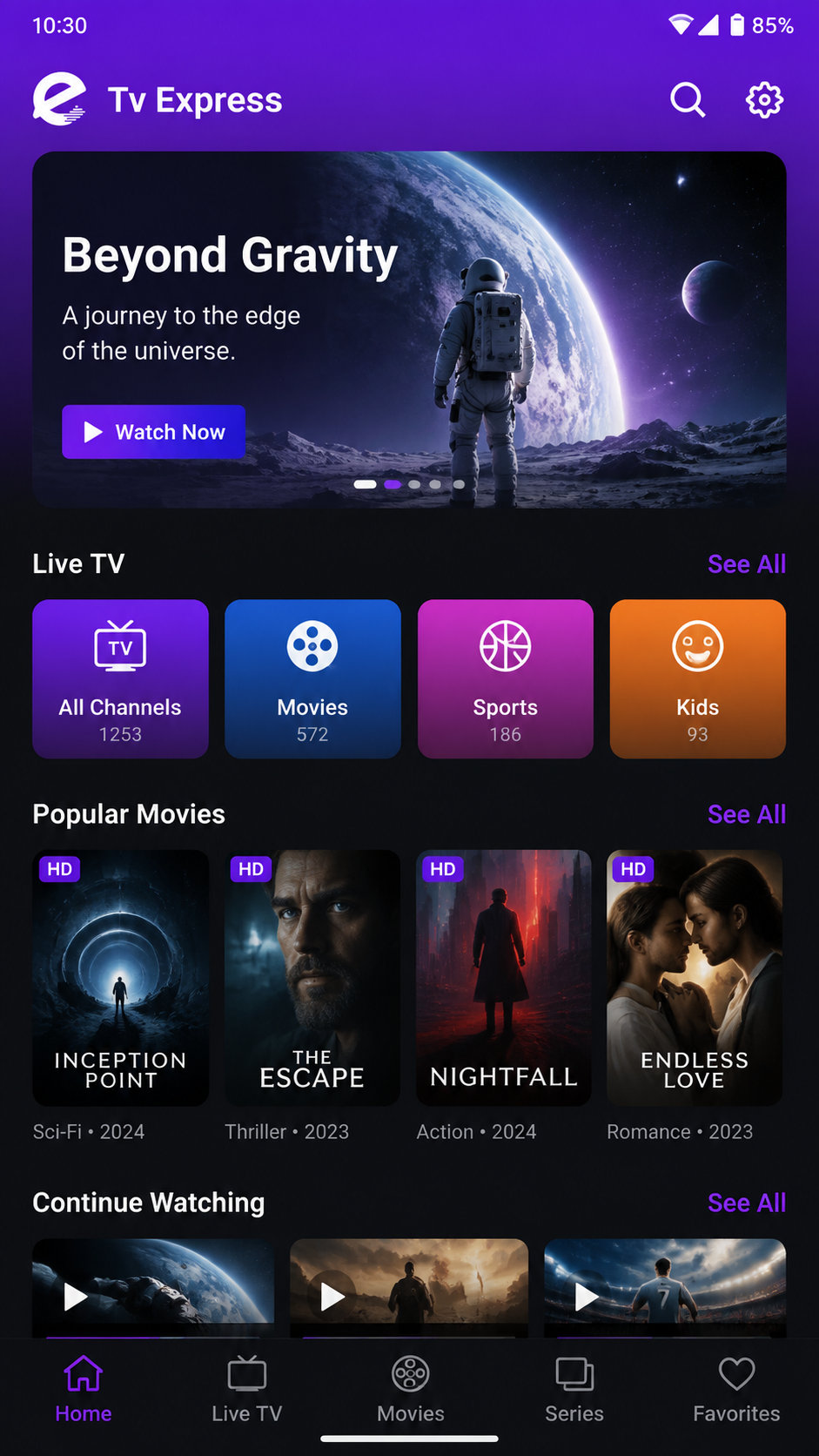 Tv Express screenshot 1