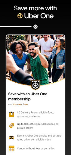 Tangkapan layar Uber - Request a ride 6