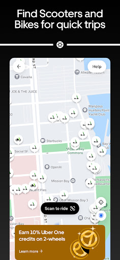 Tangkapan layar Uber - Request a ride 3