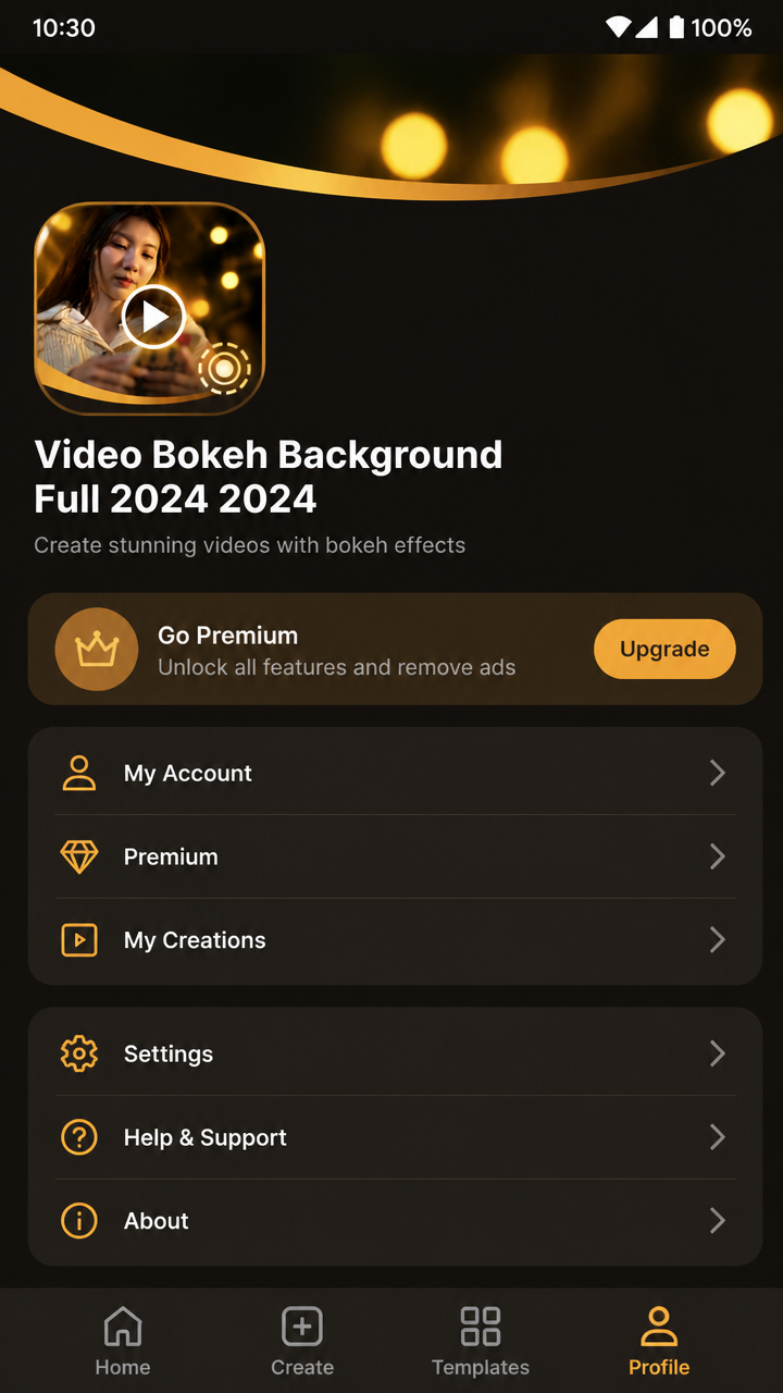 Video Bokeh Background Full 2024 2024 screenshot 3