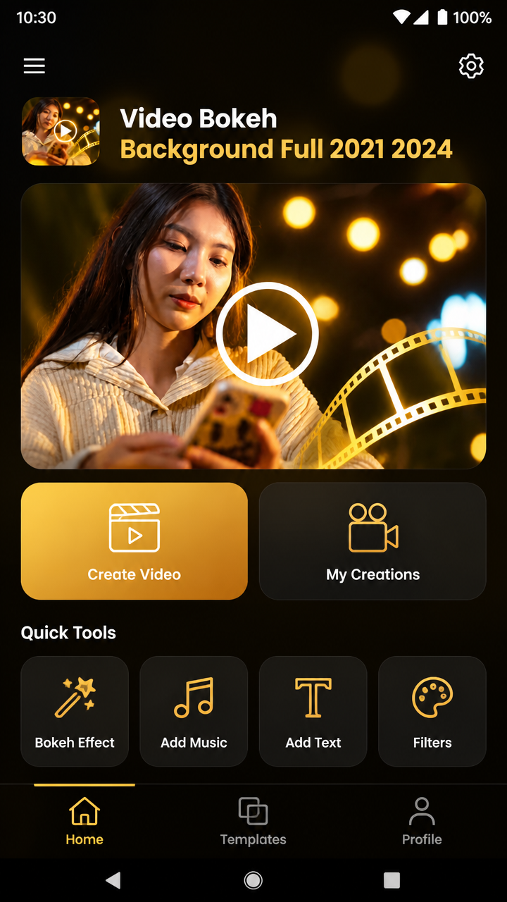 Video Bokeh Background Full 2021 2024 screenshot 1