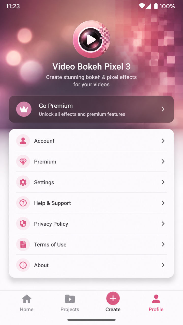Video Bokeh Pixel 3 screenshot 3