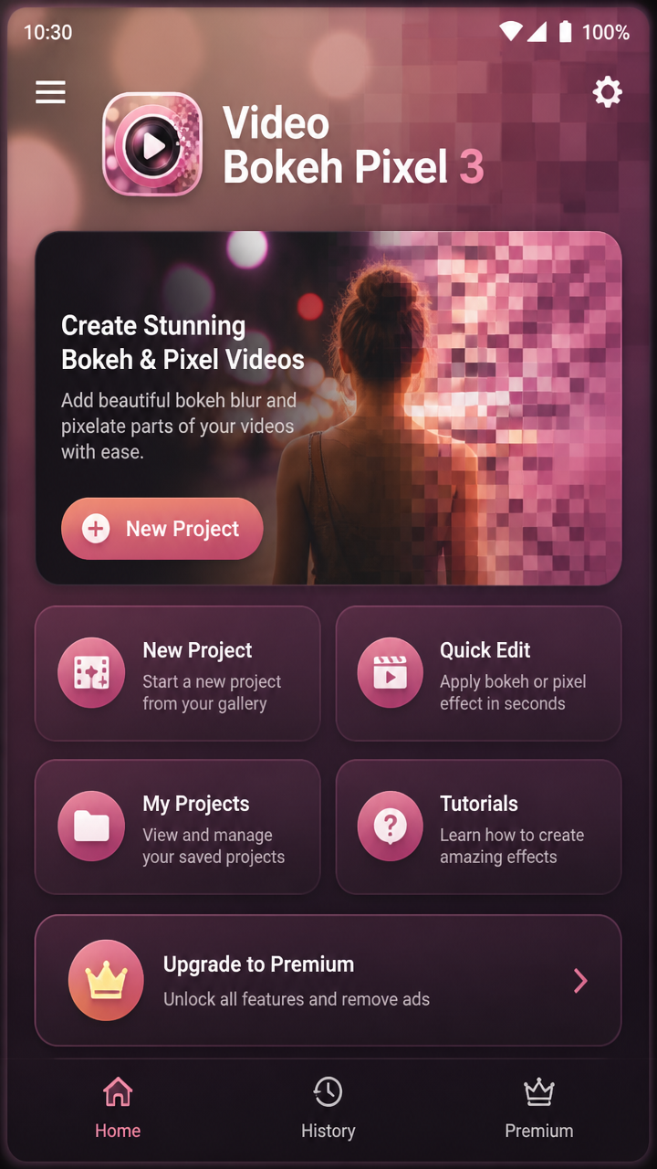 Video Bokeh Pixel 3 screenshot 2