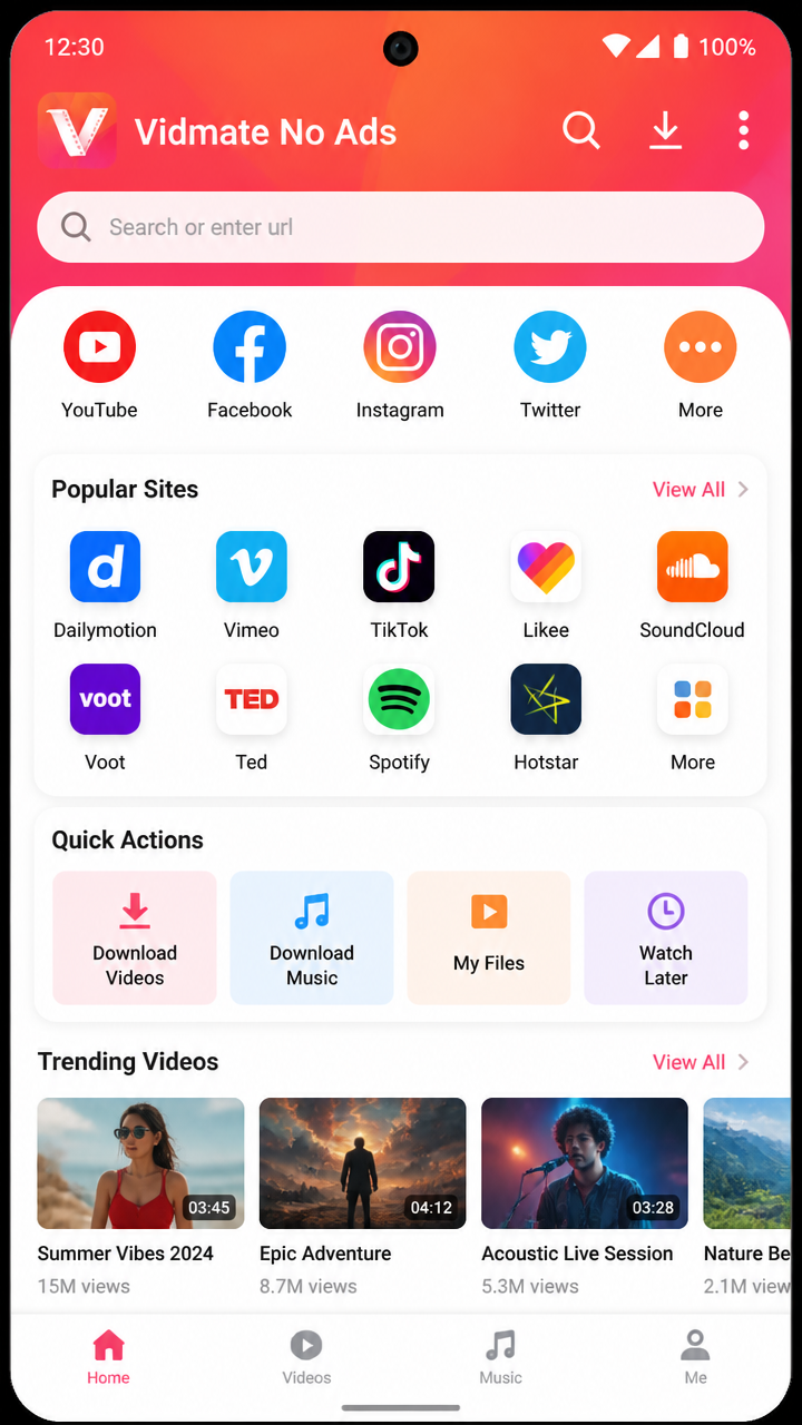 Vidmate No Ads screenshot 2