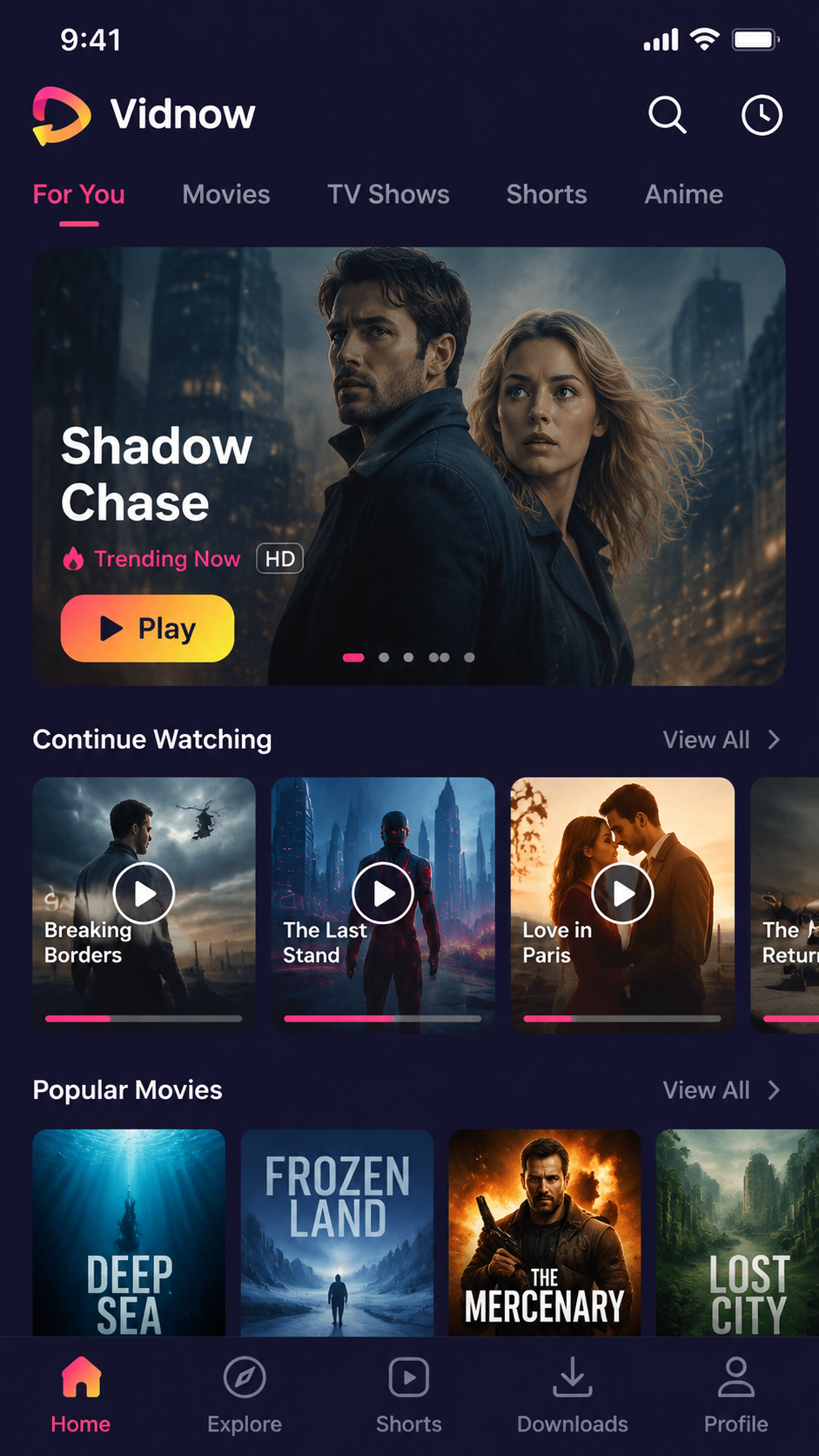 Vidnow screenshot 1