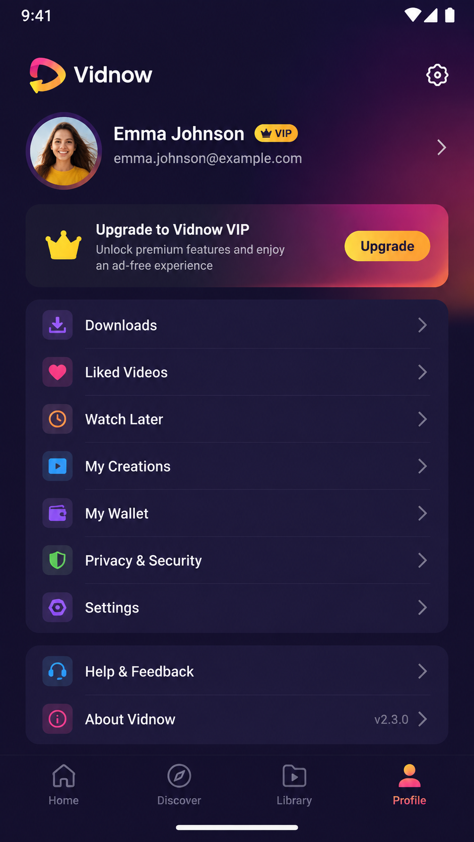 Vidnow screenshot 3