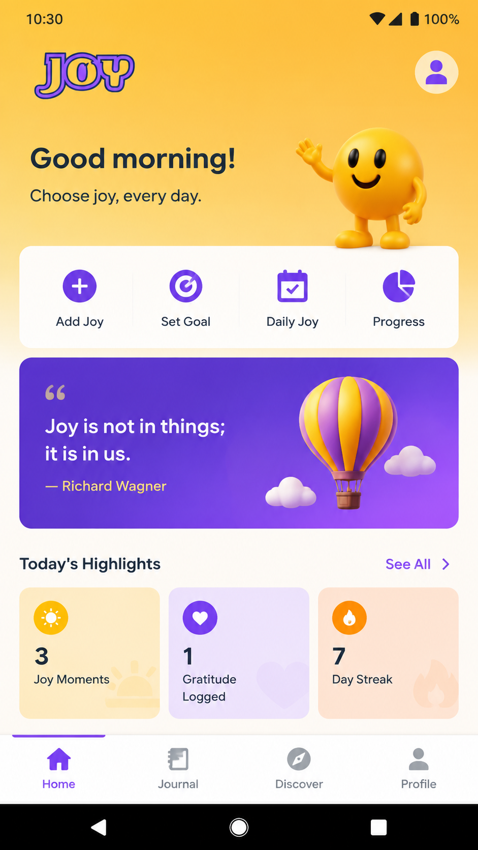 Joy screenshot 1