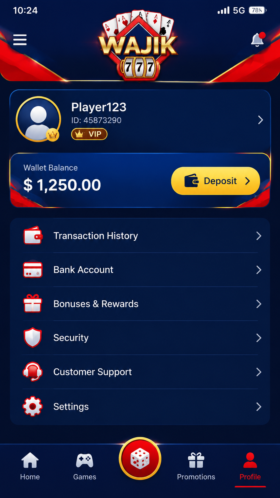Wajik777 screenshot 2