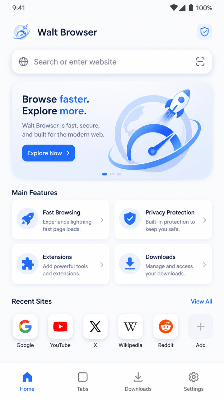 Walt Browser screenshot 2