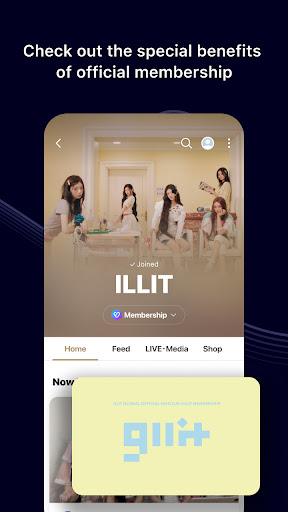 Tangkapan layar Weverse: Connect with Artists 7