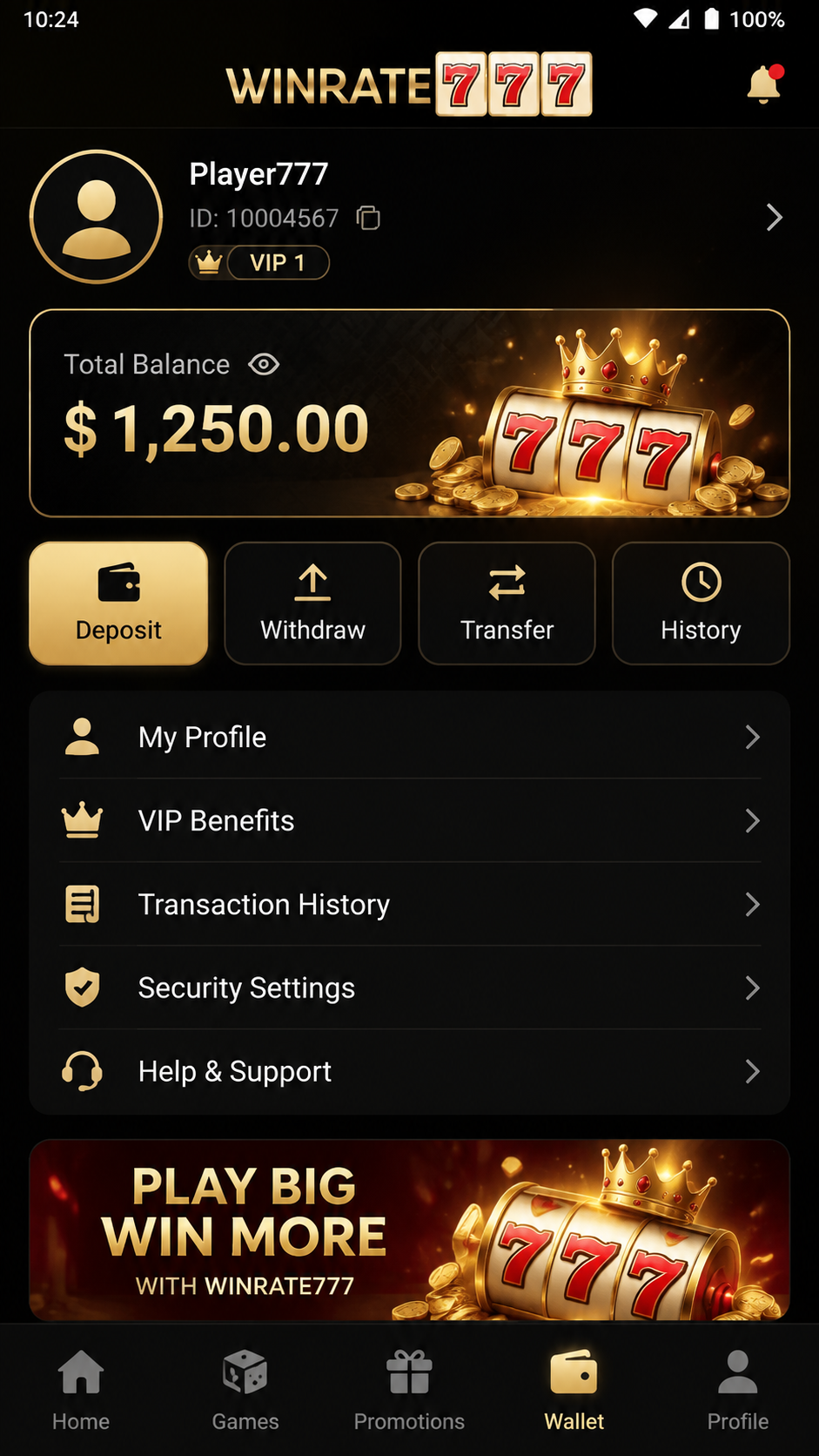 Winrate777 screenshot 3