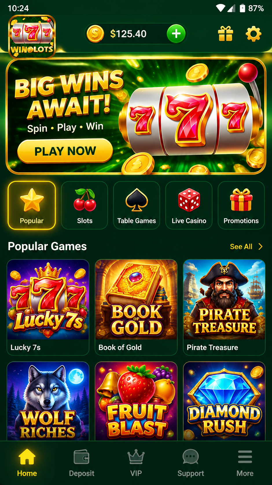 WinSlot screenshot 1