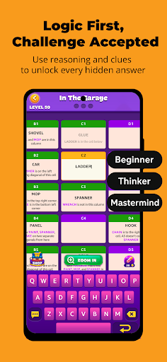Word Hike -Inventive Crossword screenshot 1
