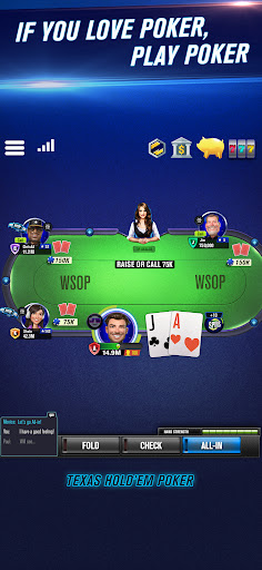 Tangkapan layar WSOP Poker: Texas Holdem Game 6