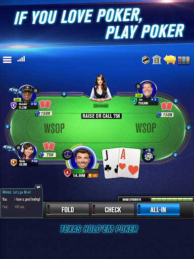 Tangkapan layar WSOP Poker: Texas Holdem Game 12