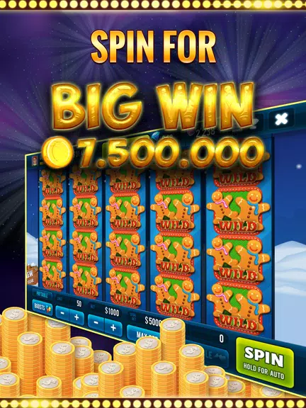 Xmas Slot Machine Vegas Casino screenshot 1