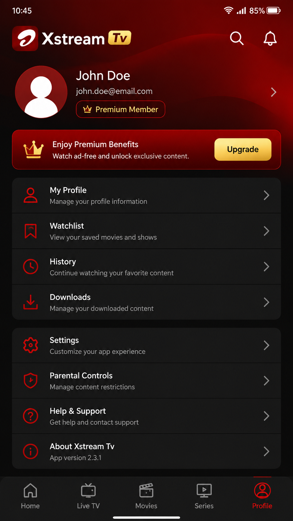 Xstream Tv screenshot 2