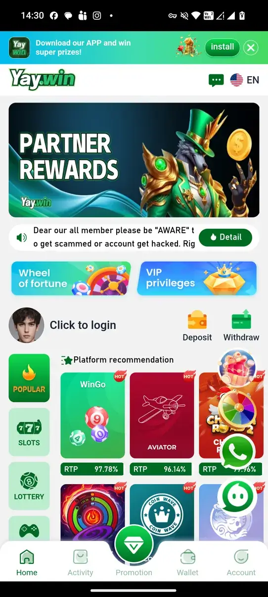 YayWin screenshot 2