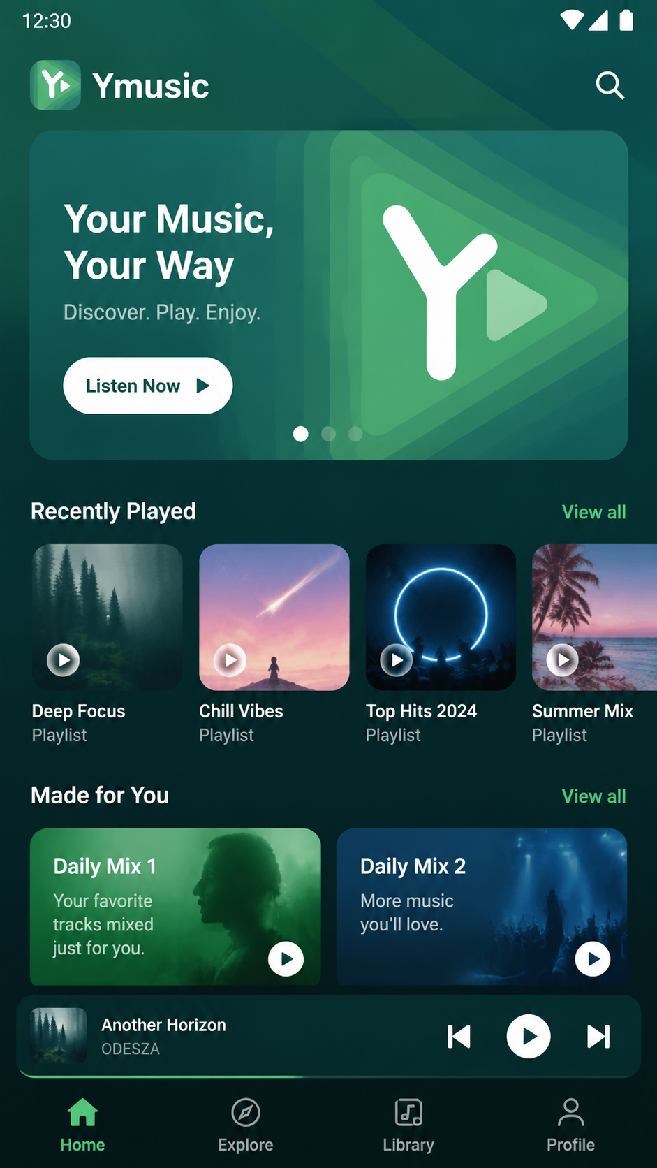 Ymusic screenshot 1