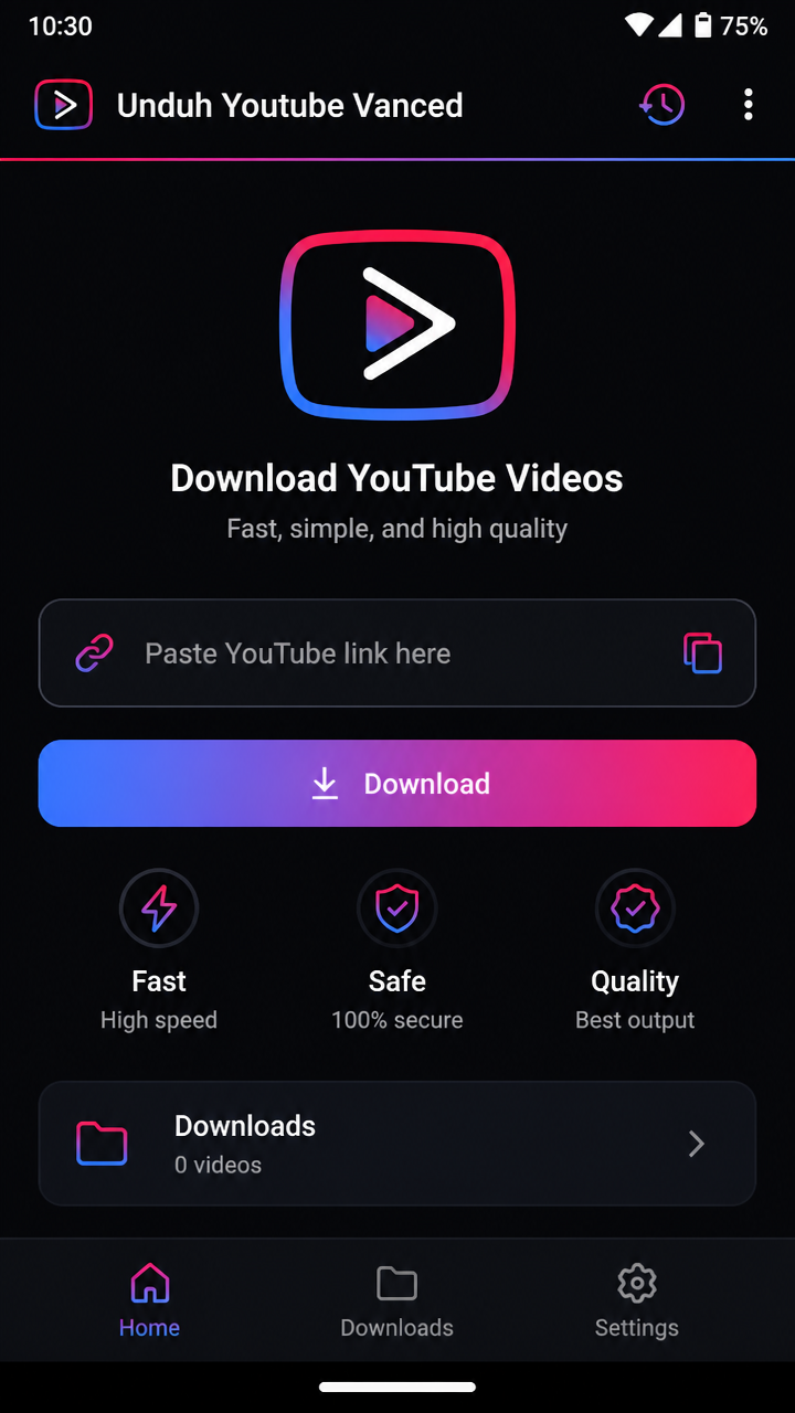 Unduh Youtube Vanced screenshot 1