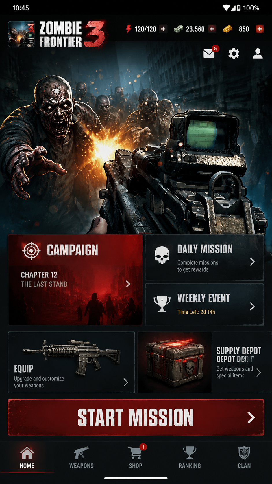 Zombie Frontier 3 screenshot 1