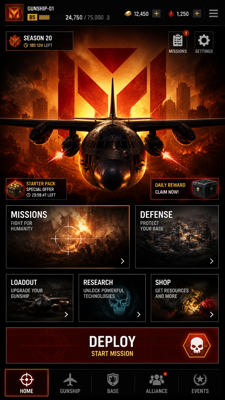 Zombie Gunship Survival screenshot 2